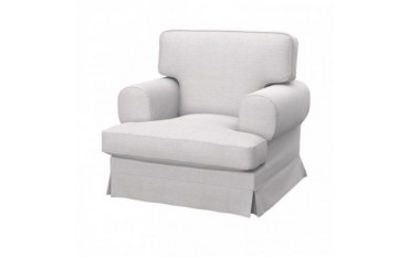 Tela Classic Beige Beige Soferia Funda de Repuesto para IKEA STRANDMON sillón 