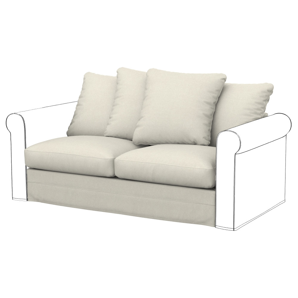 GRONLID Funda para módulos sofá cama de 2 plazas - Soferia | Fundas para  muebles de IKEA