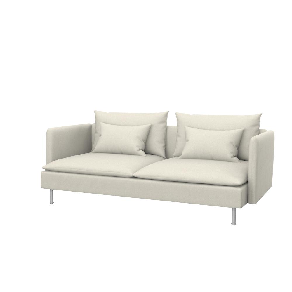 VIMLE Funda para sofá de 2 plazas - con reposabrazos anchos/Gunnared gris