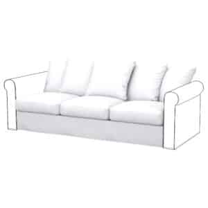 GRONLID Funda para módulos sofá de 3 plazas
