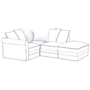 GRONLID Funda para módulo de esquina